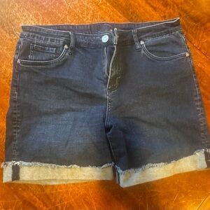 Kut from the Kloth, Women's Black Denim Shorts